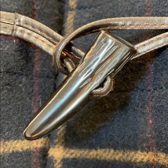 Fall plaid hooded coat - Picture 3 of 4